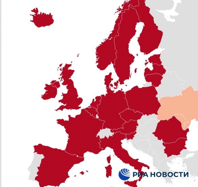Європа та Канада закривають небо для літаків Росії: рахунок країн пішов на десятки