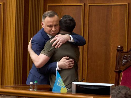 Нашу єдність не&nbsp;порушить ні&nbsp;ворог, ні&nbsp;журі на&nbsp;&laquo;Євробаченні&raquo;: Анджей Дуда виступив у&nbsp;Верховній Раді (відео)