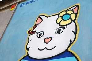 В Одессе нарисовали мурал, посвященный донорам крови 