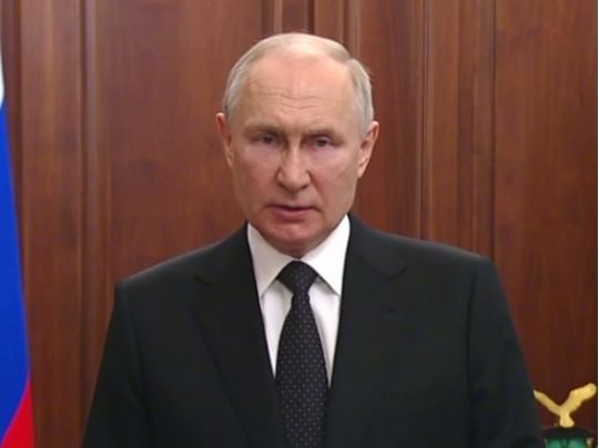 «Удар у спину»: путін заявив, що наказав «нейтралізувати» організаторів військового заколоту (відео)