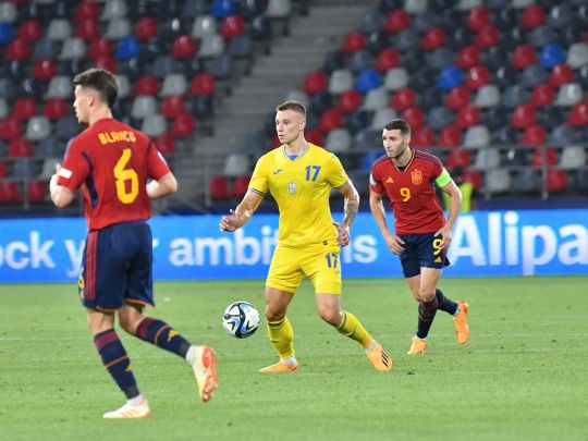 Україна U21 пропустила п'ять голів від Іспанії та&nbsp;не&nbsp;вийшла до&nbsp;фіналу Євро-2023: відеоогляд матчу