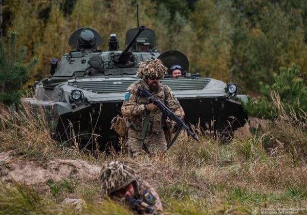 Карта боевых действий в Украине 1 ноября