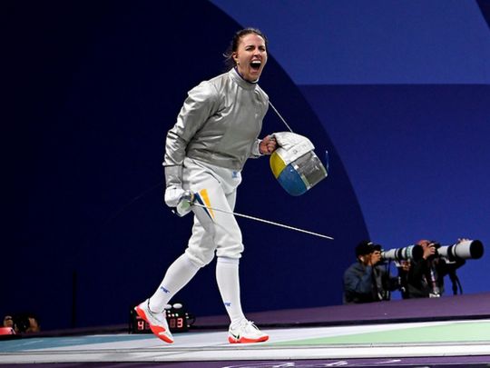 &laquo;Золоту&raquo; шаблю Харлан з&nbsp;переможного фіналу Парижа-2024 продали за&nbsp;мільйони (фото)