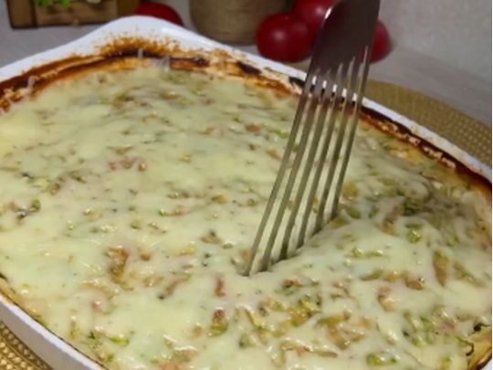 Легка запіканка з&nbsp;кабачком: рецепт для лінивих