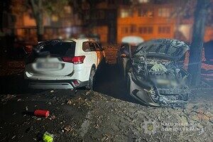 Поджог автомобилей на Черемушках в Одессе: полицейские задержали виновного