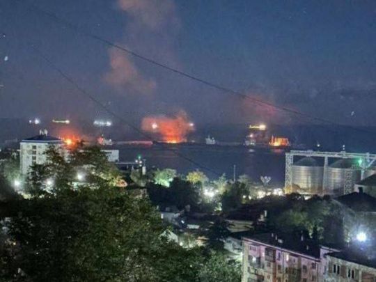 Українські дрони вразили електропідстанції у&nbsp;різних регіонах росії та&nbsp;нафтоналивний термінал у&nbsp;Туапсі (відео)