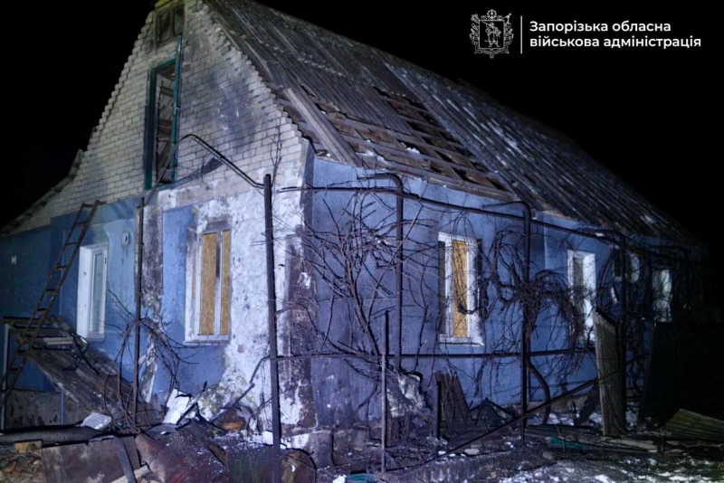 Ще&nbsp;одна неспокійна ніч: ракетний удар по&nbsp;Кривому Розі та&nbsp;атака на&nbsp;Запоріжжя (фото, відео)