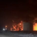 Безпілотники підпалили НПЗ у Краснодарському краї Росії