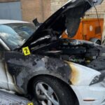 В центре Одессы горел Ford Mustang: кто и зачем поджег элитное авто