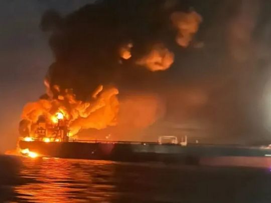 У&nbsp;Середземному морі після ймовірної атаки дронів загорівся танкер російського тіньового флоту, який транспортував газ до&nbsp;Китаю,&nbsp;&mdash; ЗМІ